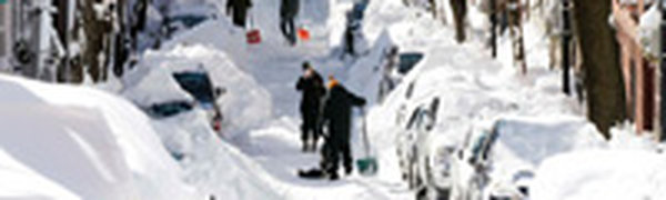 Снежная буря прошла на севере США