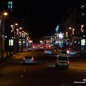 Во Владивостоке в преддверии юбилея Победы зажглась праздничная иллюминация