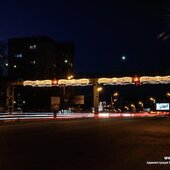 Во Владивостоке в преддверии юбилея Победы зажглась праздничная иллюминация
