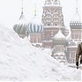 На Москву обрушился сильный снегопад