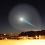В небе над Норвегией закручивается необычная спираль