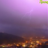 Летняя гроза во Владивостоке