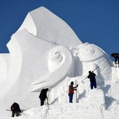 В Харбине готовят Международный фестиваль снежных скульптур (ФОТО)