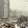 Вчера во Владивостоке прошел снег