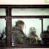 Вчера во Владивостоке прошел снег
