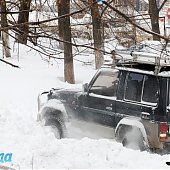 Морозный снежный воскресный день 