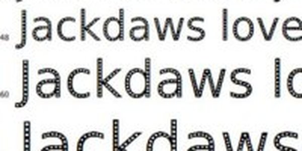 Дырявый шрифт защищает экологию