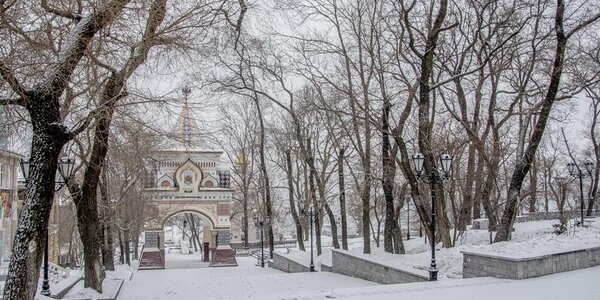Циклон принесет снег на юг Приморья на выходных