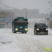 Снежный циклон накрыл Приморье