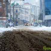 Снежный циклон накрыл Приморье