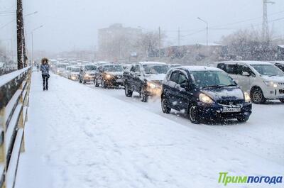 Синоптики уточнили прогноз по снегопаду, метели и гололедице в Приморье Синоптики уточнили прогноз по снегопаду, метели и гололедице в Приморье