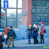 Во Владивостоке впервые прошло шествие Дедов Морозов