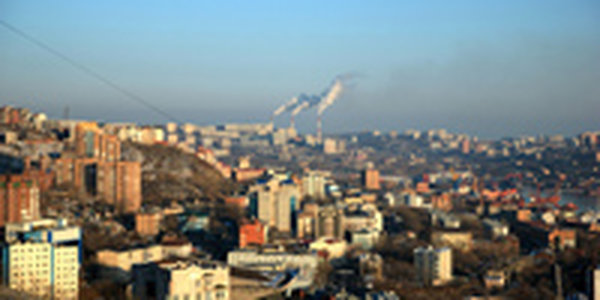 В Приморье прошел небольшой снег