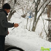 Снежный конец недели во Владивостоке(ФОТО)