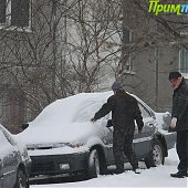 Снежный конец недели во Владивостоке(ФОТО)