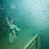 Подводная выставка фотографий