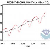 Концентрация CO2 в атмосфере преодолела символический порог