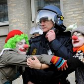  Демонстранты на конференции в Копенгагене(ФОТО)