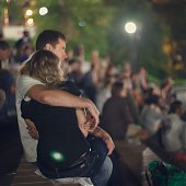Открытый кинотеатр во Владивостоке