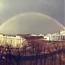 Дождь и радугу увидели горожане в понедельник во Владивостоке