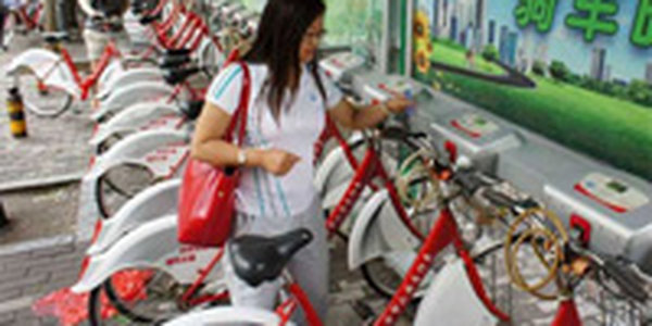 В Пекине удвоили количество арендных велосипедов