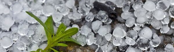 Крупный град со снегом засыпал западные окраины Токио