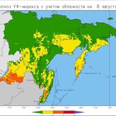 Высокий уровень ультрафиолетового излучения ожидается в Приморье на выходных