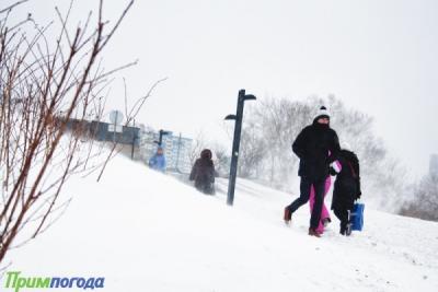 После прохождения мощного зимнего циклона Приморье ждёт похолодание