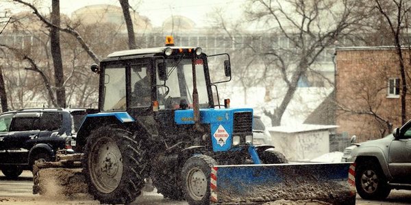 Основные дороги Владивостока очищены от снега