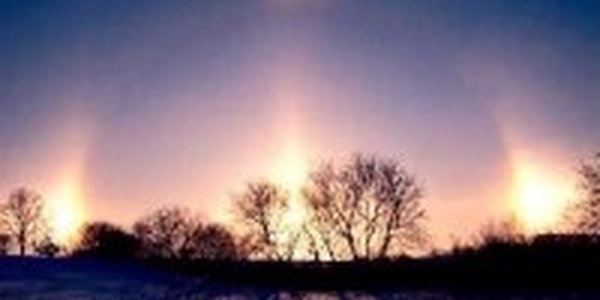 Над Москвой появились «ложные» солнца