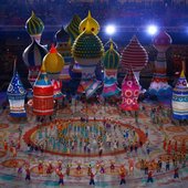 Грандиозное открытие зимней Олимпиады в Сочи