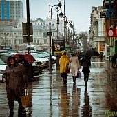 Минувшим вечером во Владивостоке прошел дождь