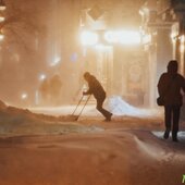 Мощный циклон принес во Владивосток снег, метель, гололедицу (ФОТО)