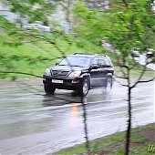 Динамика дождя: мокрые улицы