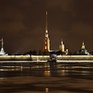 На льду Фонтанки зажгли 50 свечей
