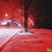 Ураганный ветер и метель обрушились на Владивосток