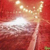 Ураганный ветер и метель обрушились на Владивосток