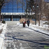 В выходные во Владивостоке было морозно и солнечно