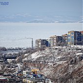 В выходные во Владивостоке было морозно и солнечно