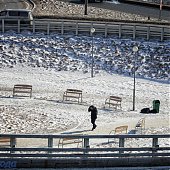 В выходные во Владивостоке было морозно и солнечно