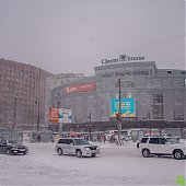 Циклон засыпал Владивосток снегом