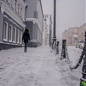Циклон засыпал Владивосток снегом
