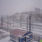 Циклон засыпал Владивосток снегом