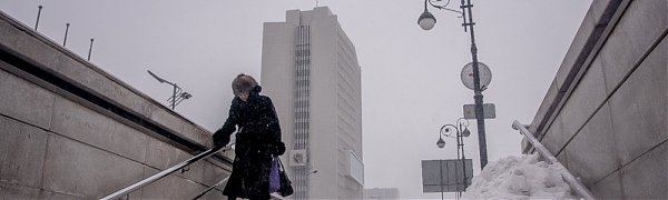 Циклон засыпал Владивосток снегом