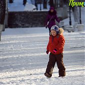 Снег и лед во Владивостоке(ФОТО)