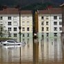 Улицы Испании оказались под водой