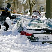 Снегопад в США признан сильнейшим за последние 100 лет