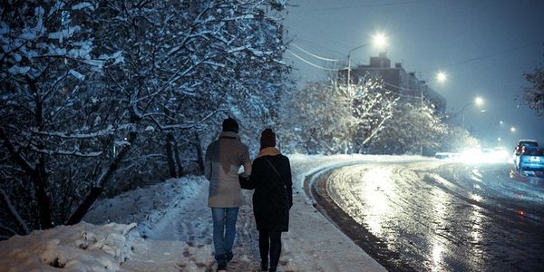 Гололёд и снег с дождём ожидаются в Приморье этой ночью