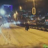 Ночным снегопадом попрощалась осень с Приморьем