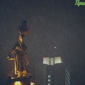 Ночным снегопадом попрощалась осень с Приморьем